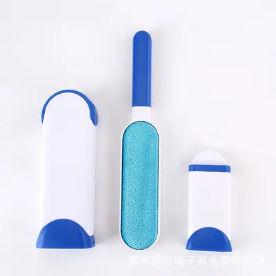 In stock home type double-sided clothing lint brush, anti-static cashmere brush, hair remover three-piece set mohair brush. - 13
