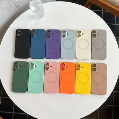 Liquid Silicone Case for iPhone 16 Pro Max, Magnetic, Includes Lens Film - 7