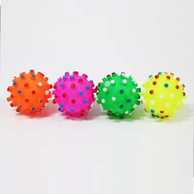 Haustier Welpen Hundespielzeug Ball quietschend Zahnpflege bissfest Training Teddy Bichon Welpe Katzenspielzeug Haustierbedarf Hundekauspielzeug