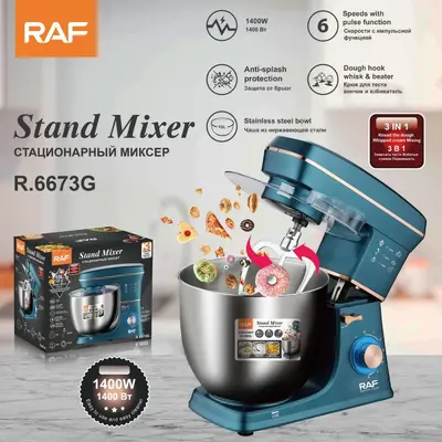 10L chef mixer stand automatic dough kneading blender - 7