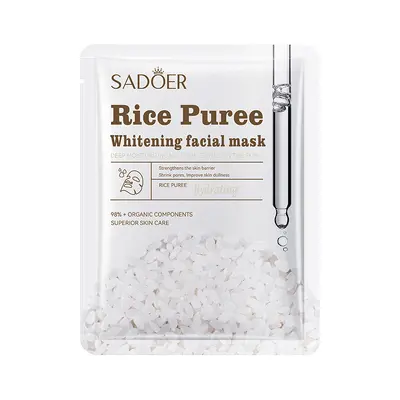SADOER Aloe Vera Feuchtigkeitsspendendende und beruhigende Fruchtextrakt-Gesichtsmaske (Englisch) Grenzüberschreitender Handel - 12