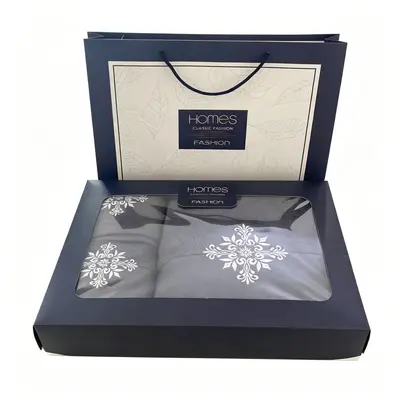 100% cotton embroidered hotel towel set, 3-piece, water-absorbent