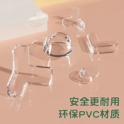 Child Anti-Collision Corner Transparent Anti-Collision Corner Protector Coffee Table Furniture Soft Corner Wrap Edge Label PVC Protective Cover