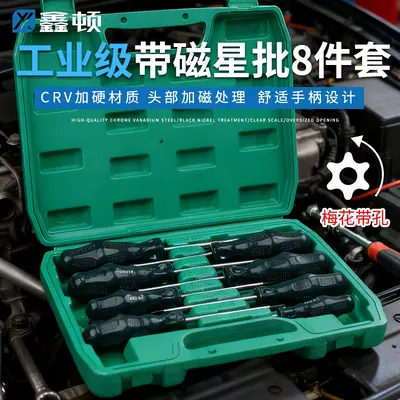 Flower Pattern Screwdriver Set 8-Piece Magnetic - 2