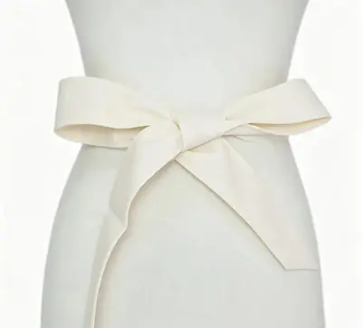 Women's Thin Long Soft Bow Belt, Korean Style Dress Belt - 12