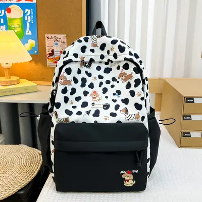Cute Cartoon Backpack for High School Students, Large Capacity - 11