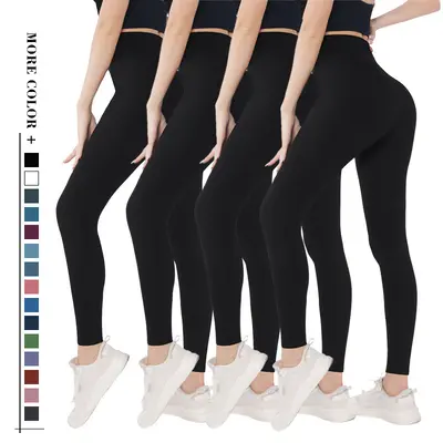 Hochgeschnittene Sport-Leggings für Damen, Yoga und Fitness