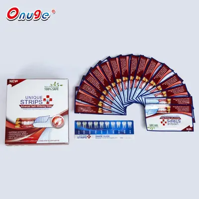 OuNuojie Teeth Whitening Strips, Hydrogen Peroxide-Free Dry Type - 5