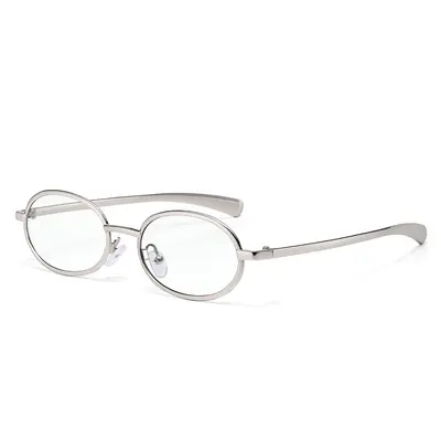 2026 Small Frame Metal Oval Sunglasses, Retro, UV Protection, Unisex - 10