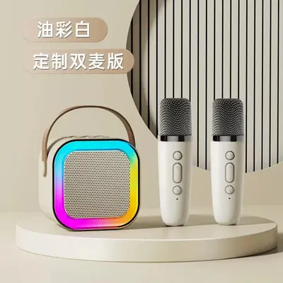 Cross-border Bestseller K12 Bluetooth Speaker with Microphone All-in-One Karaoke Machine Mini Outdoor Karaoke Speaker Manufacturer