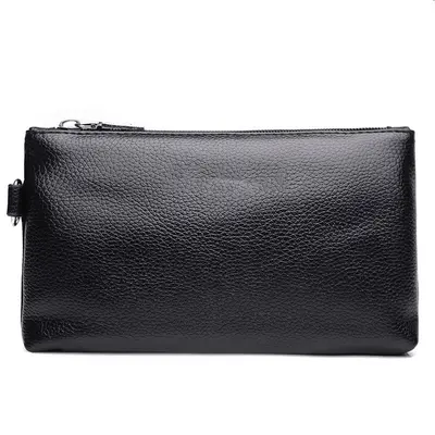 Herren-Ledertasche, Clutch im Umschlagstil, Handyfach - 7