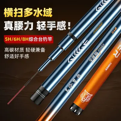 High-Carbon Ultralight Fishing Rod, 5H28 and 8H19 Action