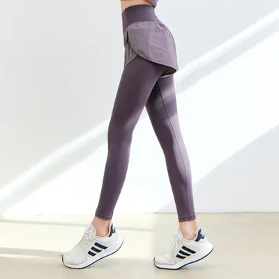 Damen-Yoga-Set, Kurzarm, zweiteilig - 5