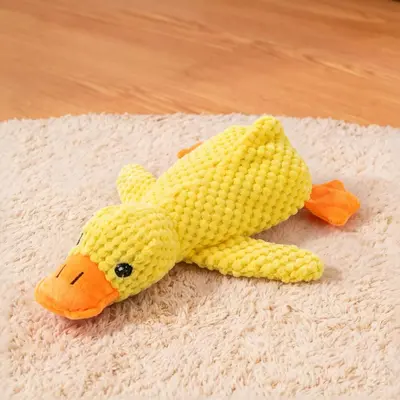 Plush Fox and Elephant Pet Toy with Squeaker for Small Dogs - 10