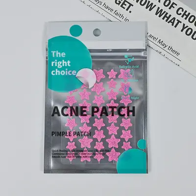 Star Hydrocolloid Acne Patch, Glitter Concealer, Lightweight - 12