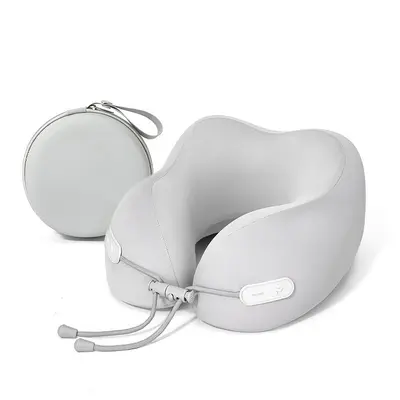 Ice silk U-shaped travel pillow with foldable neck support - 9