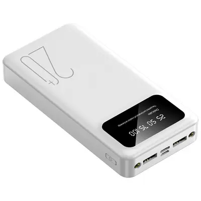 Cross-border high-capacity mobile phone power bank portable 20000 mAh wholesale open gift custom logo printed mobile power supply