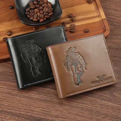 JIANGBAO Erkek Cüzdanı, Çok Kartlık Yatay Model - 4