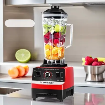 2L Household Blender, Dual-Jar, Multifunctional Food Processor