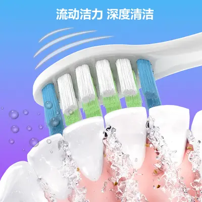 Olybo H9 sonic electric toothbrush head, soft bristles