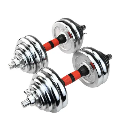 Dumbbell Barbell Set, Electroplated