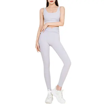 Kadın yoga pantolonu, nefes alabilen, kalça kaldıran yüksek bel spor pantolon, koşu, outdoor, hızlı kuruyan fitness, Avrupa Amerika tarzı elastik