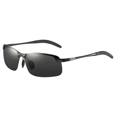 Neue Herren-Polarisierte Sonnenbrille mit Farbwechsel, Angelsonnenbrille, polarisierte Brille für Tag- und Nachtfahrten - 3