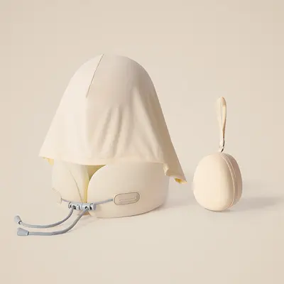 Memory Foam U-Shaped Travel Pillow, Portable - 7