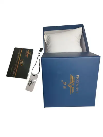 LANMSOM Herrenuhr Quarz, Stahlarmband, wasserdicht - 10