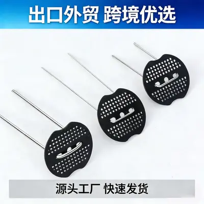 U-Shaped Galvanized Lawn and Ground Pegs for Outdoor Use