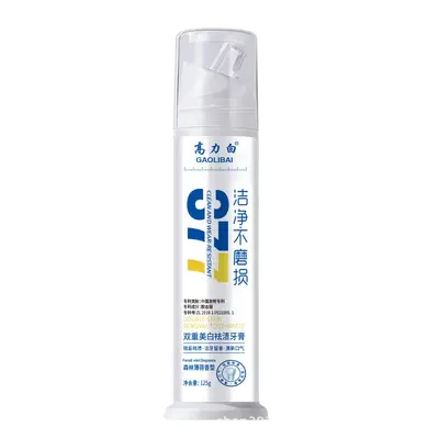Press-Type Whitening Toothpaste 377, Removes Yellowing and Stains, Protects Gums - 5