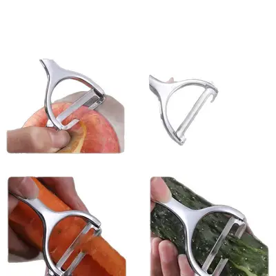 Stainless steel peeler, universal vegetable peeler - 5