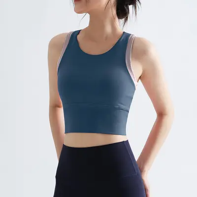 Kadın spor atlet ve yoga pantolon, yüksek elastik - 8
