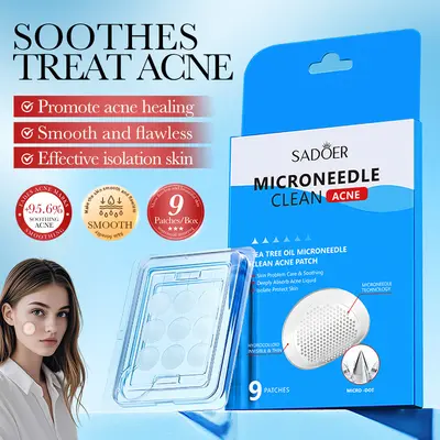 Tea Tree Oil Micro-Needle Acne Patch, 9 Patches per Sheet