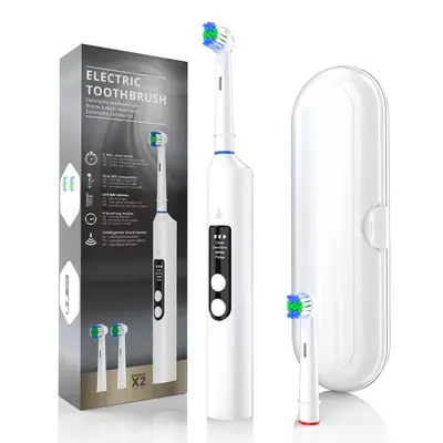 Wireless Charging Adult Electric Toothbrush, Rotating Head, Pressure Sensor - 8