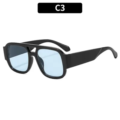 Men's and Women's Classic Double-Bridge Sunglasses, UV Protection, Driving - 8