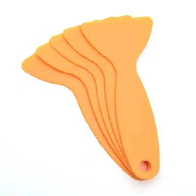 Car Window Film Scraper, Yellow, Safety Scraper for Glass and Phone Film - 4