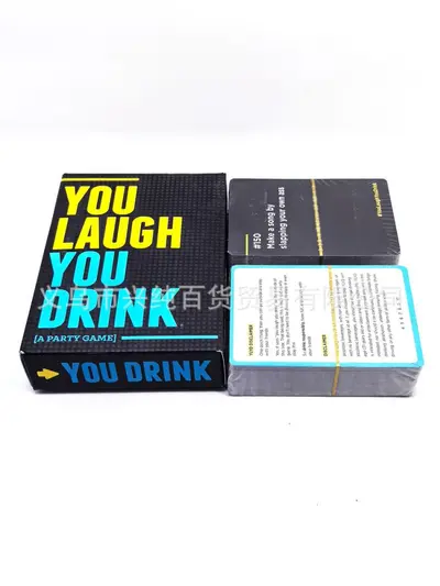 You Laugh You Drink, английская семейная карточная игра для вечеринок.