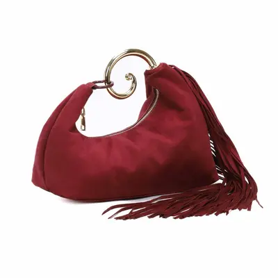 2025 Autumn Winter Tassel Suede-Look Evening Clutch Handbag - 12