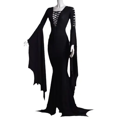 Women's Strappy Dress, Christmas and Halloween Vampire Party Costume, Customizable
