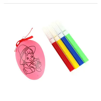Easter Kids DIY Hand-Painted Egg Coloring Set, Educational Gift for Primary School Childre - 6