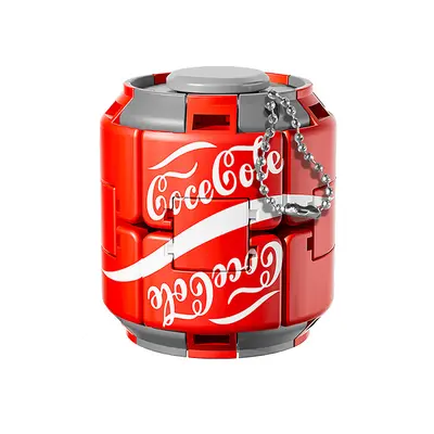 Creative Cola Soda Press Spinning Top Rotating Ball Fidget Toy Finger Gyro Trendy Squeeze Toy Stress Relief Gadget
