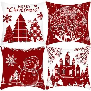 Christmas Pillow Cover Home Decor Cushion Cover Living Room Sofa Throw Pillow Bedroom Bed Pillow Cover Wholesale - 12