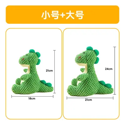 Dinosaur Squeaky Dog Toy for Small Dogs, Chew-Resistant - 9