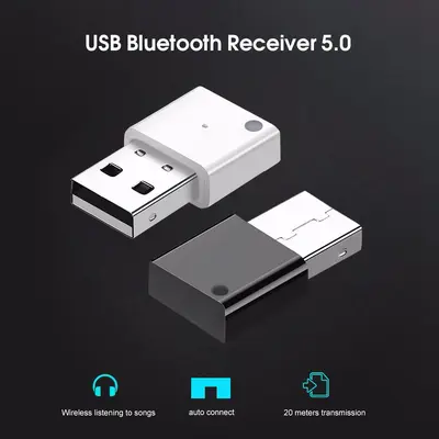 Car Bluetooth Receiver with Wireless Audio and Hands-Free Speaker - 4