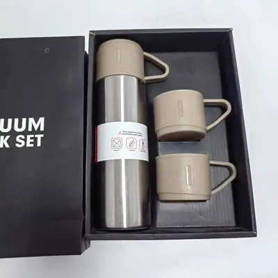 Thermobecher-Set aus Edelstahl 304 in Geschenkbox - 2