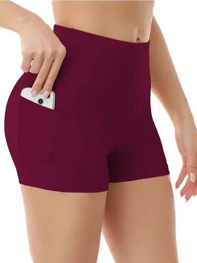 Pocket Three-Quarter Yoga Leggings, Thin Summer Style, High Waist, Anti-Sheer - 13