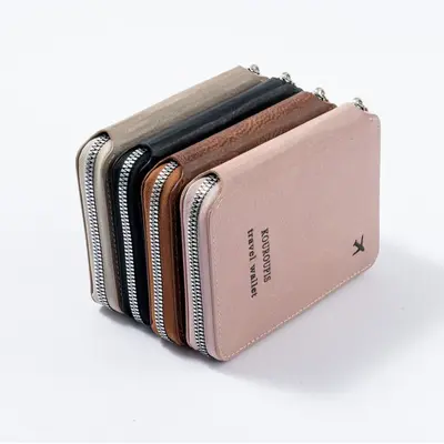 Passport Bag with Zipper, RFID Protection, Multifunctional