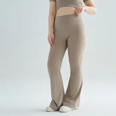 Women's High-Waist Tummy Control Yoga Pants, Thin Moisture-Wicking Sports Long Pants - 9