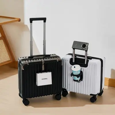 Travel Trolley Case, 18 Inch, Carry-On Size, Lightweight, Combination Lock - 1